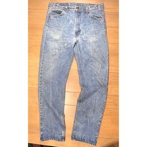 Vintage Levis 505 Mens Jeans Light Wash Denim Made in USA Straight Leg W36‎ L32